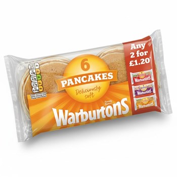 Warburtons 6 Pancakes