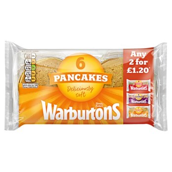 Warburtons 6 Pancakes