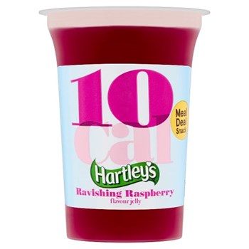 Hartley's 10 Cal Wow! Ravishing Raspberry Flavour Jelly Meal Deal Snack 175g