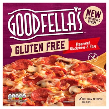 Goodfella's Gluten Free Pepperoni Mushroom & Ham 349g