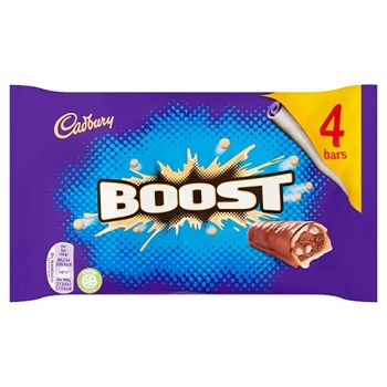 Cadbury Boost Chocolate Bar 4 Pack 160g
