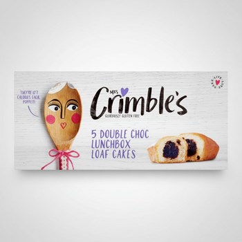 Mrs Crimble's Double Choc Lunchbox Loaf Cakes 5 x 30g (150g)