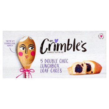 Mrs Crimble's Double Choc Lunchbox Loaf Cakes 5 x 30g (150g)