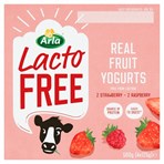 Arla Lactofree Real Fruit Yogurts 4 x 125g (500g)