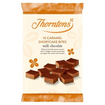Thorntons 10 Caramel Shortcake Bites Milk Chocolate