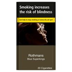 Rothmans Blue Superkings 20 Cigarettes