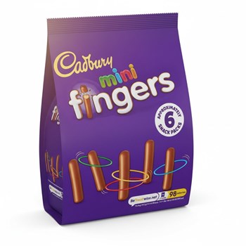 Cadbury Mini Fingers Biscuits Bag 115.8g (6x19.3g)