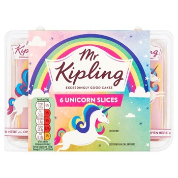 Mr Kipling 6 Unicorn Slices