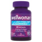 Vitabiotics Wellwoman Multi-Vitamin Gummies Vegan Natural Berry Flavour 60 Gummies