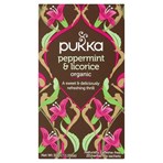 Pukka Organic Peppermint & Licorice 20 Herbal Tea Sachets 30g