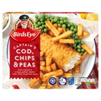 Birds Eye Captain's Cod, Chips & Peas 395g