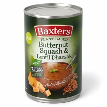 Baxters Plant Based Butternut Squash & Lentil Dhansak 380g