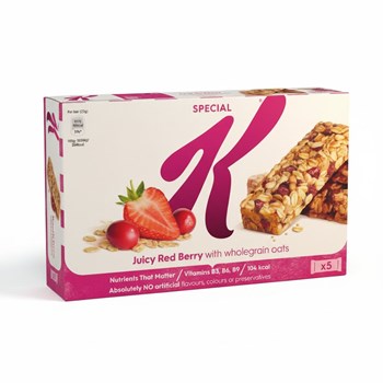 Kellogg's Special K Juicy Red Berry Cereal Bars 5 x 27g (135g)