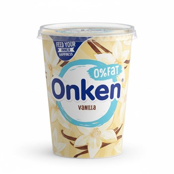 Onken 0% Fat Free Vanilla Yogurt 450g