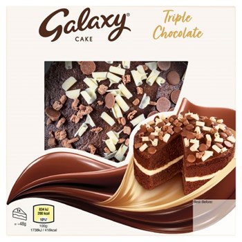 Galaxy Cake Triple Chocolate
