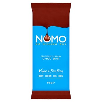 NOMO Vegan & Free From Creamy Choc Bar 85g
