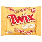 Twix Chocolate Biscuit Fun Size Bars Multipack 13 x 20g