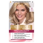 L'Oreal Excellence 9.1 Natural Light Ash Blonde Permanent Hair Dye