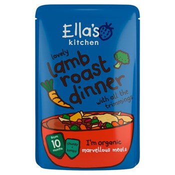 Ella's Kitchen Organic Lamb Roast Dinner Baby Pouch 10+ Months 190g