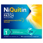NiQuitin Clear Patch Step 1 21mg, 7 Patches Stop Smoking Aid