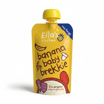 Ella's Kitchen Organic Banana Baby Brekkie Pouch 6+ Months 100g