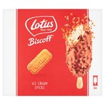 Lotus Biscoff Ice Cream Sticks 3 x 90ml (270ml)