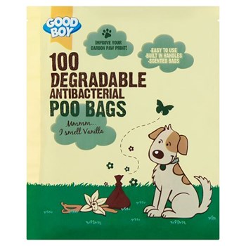 Good Boy 100 Degradable Antibacterial Poo Bags