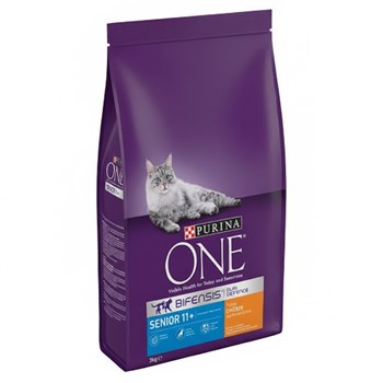 Purina ONE Senior 11+ Chicken and Wholegrain 3kg