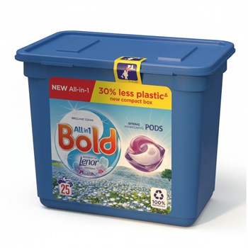 Bold All-in-1 Pods Washing Liquid Capsules Spring Awakening 25 Washes