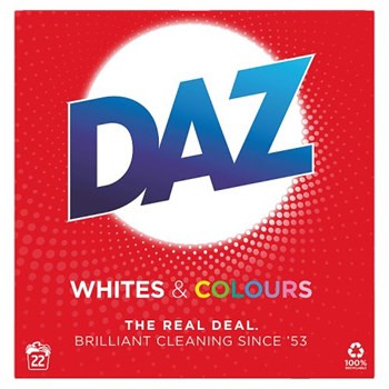 Daz Washing Powder Whites & Colours 1.43KG, 22 Washes