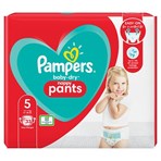 Pampers Baby-Dry Nappy Pants Size 5, 33 Nappies, 12kg-17kg, Essential Pack