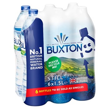Buxton Still Natural Mineral Water 6x1.5L