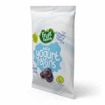 Fruit Bowl Juicy Yogurt Raisins 5 x 25g