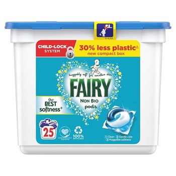 Fairy Non Bio Pods Washing Liquid Capsules 25 Washes