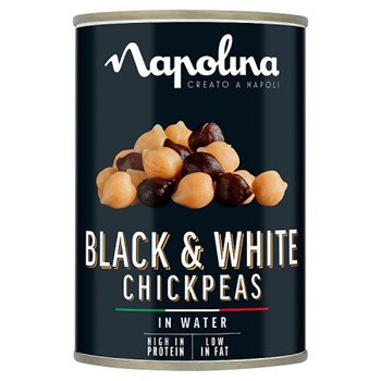 Napolina Black & White Chickpeas in Water 400g