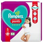 Pampers Active Fit Nappy Pants Size 5, 27 Nappies, 12-17kg, Essential Pack