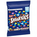 Smarties Milk Chocolate Tube Multipack 38g 4 pack
