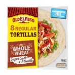 Old El Paso 8 Regular Super Soft & Flexible Whole Wheat Tortillas 326g