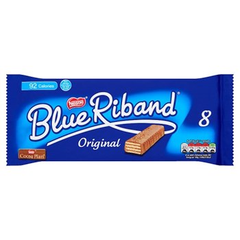 Blue Riband Milk Chocolate Wafer Biscuit Bar Multipack 8 Pack
