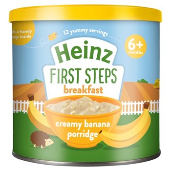 Heinz First Steps Breakfast Creamy Banana Porridge 6+ Months 240g