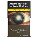 Benson & Hedges Gold 20 Cigarettes