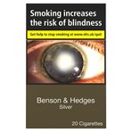 Benson & Hedges Silver 20 Cigarettes