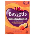 Bassetts Vitamins Evening Primrose Oil & Multivitamins Orange & Passion Fruit Flavour 12-18 Years