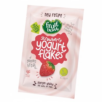 Fruit Bowl Strawberry Yogurt Flakes 5 x 21g