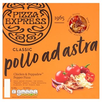 Pizza Express Classic Pollo Ad Astra Chicken & Peppadew Pepper Pizza 280g