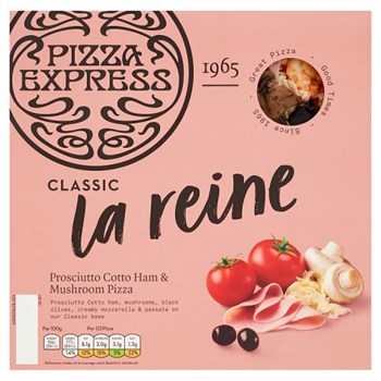 Pizza Express Classic La Reine Prosciutto Cotto Ham & Mushroom Pizza 290g