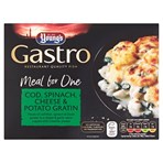 Young's Gastro Cod, Spinach, Cheese & Potato Gratin 360g