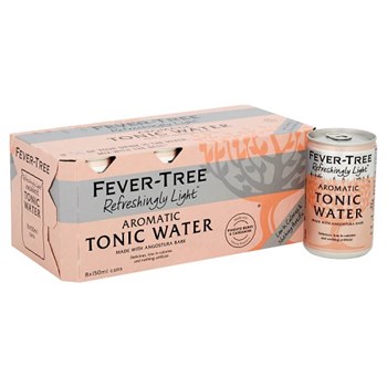 Fever-Tree Refreshingly Light Aromatic Tonic Water 8 x 150ml