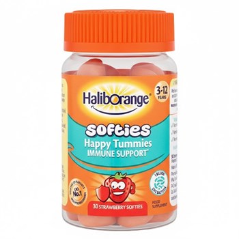 Haliborange Softies Happy Tummies Immune Support 30 Strawberry Softies 3-12 Years
