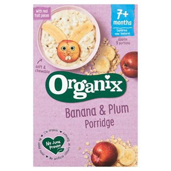 Organix Banana & Plum Organic Baby Porridge 200g